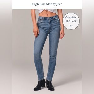 Abercrombie Curve Love The Skinny High Rise Jean